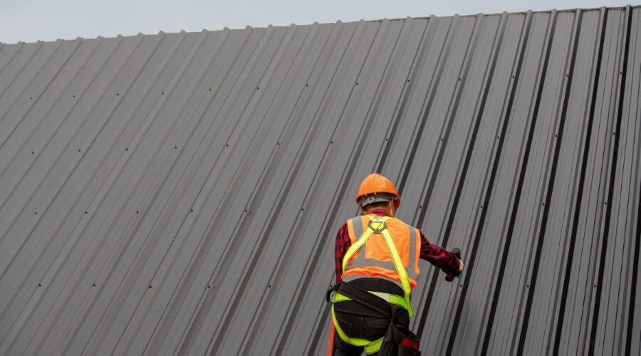 Professional metal roof installation services in Henry, IL